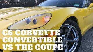 C6 CORVETTE COUPE VS CONVERTIBLE [upl. by Neilson]