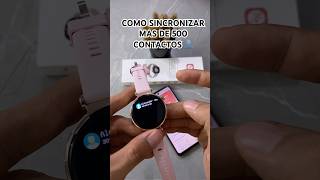 Cómo sincronizar los contactos en el reloj inteligente GT4 Mini 📲 [upl. by Mullane45]