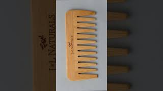 Bamboo Detangling Comb  EcoFriendly Hair Comb for Smooth TangleFree Styling bamboopaper [upl. by Diba865]