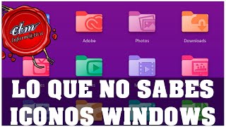 LO QUE NO SABIAS DE LA CREACIÓN DE ICONOS PARA WINDOWS Y LAS MEJORES WEBS PARA OBTENERLOS [upl. by Aisnetroh]