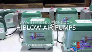 Hiblow Septic Aerator Pumps from Septic Solutions® [upl. by Medina292]