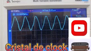 Como funciona o cristal de clock [upl. by Jedidiah]