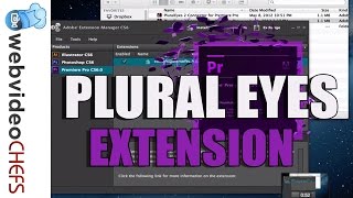 Install Plural Eyes Extension in Adobe Premiere CS 6 [upl. by Warfold]