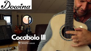 Dowina Cocobolo III Master Series Guitar Review [upl. by Ebbie981]