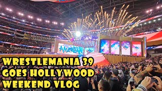 WRESTLEMANIA 39 GOES HOLLYWOOD ARE THE RISER SEATS GOOD [upl. by Jarib]