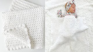 Easy crochet baby blanketcraft amp crochet blanket pattern 2208 [upl. by Reivazx930]