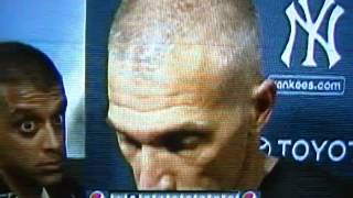 New York Yankees Manager Joe Girardi Screams Back At Heckling Fan [upl. by Eatnhoj]