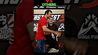 Oneof the Coldest faceoff in Armwrestling viral armwresling devonlarrat champion shorts yt [upl. by Milla]