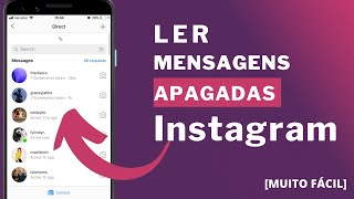 COMO RECUPERAR CONVERSAS APAGADAS DO INSTAGRAM [upl. by Nosreh233]