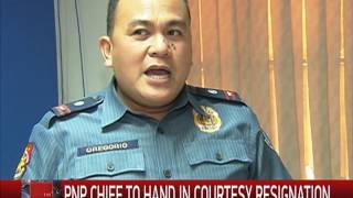 PNP chief to hand in courtesy resignation to Duterte [upl. by Glaab413]