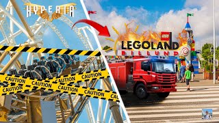 Huge LEGOLAND Fire Hyperia Closes Down amp Tir Na nOg Opens  TPMR May 24 [upl. by Schick953]