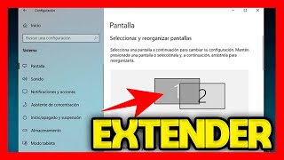 ✅EXTENDER PANTALLA WINDOWS 10 [upl. by Phillada225]