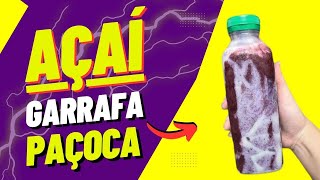 Como Fazer Açai na Garrafa De Paçoca [upl. by Aisad]