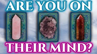 Are You On Their Mind 💭 PICK A CARD 🙇🏼‍♂️ Timeless Tarot Reading [upl. by Ahtimat]