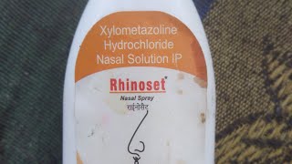 xylometazoline hydrochloride nasal solution ip [upl. by Saref]