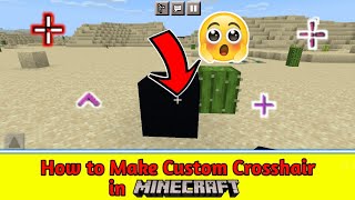 How to Add Custom Crosshair in Minecraft   Magmabro  Full Tutorial [upl. by Anilyx]