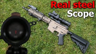 Taugt eine 230 € Real Steel Optik im Airsoft  Firefield Rapidstrike 14x24  Review [upl. by Borer812]