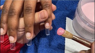 Acrylic Ombre New Designs  Nail Art Tutorial [upl. by Hagerman]