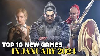 Top 10 New Games In January 2024 [upl. by Musihc327]