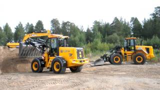 JCB 416S amp 426E HT  GT Center Demo [upl. by Temp795]