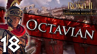 Total War Rome II  Imperator Augustus Octavian Campaign 18  Naval Bombardment [upl. by Blanchard]