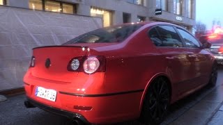 VW Passat R36 w BullX Exhaust  Revs and LOUD Accelerations [upl. by Yonina]