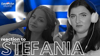 REACTION to Last Dance  Stefania Greece  Eurovision 2021 Emily [upl. by Ellennod122]