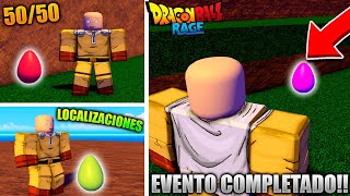 UBICACIONES DE TODOS LOS HUEVOS DE PASCUA EN DRAGON BALL RAGE 😱✨ ROBLOX [upl. by Wharton]