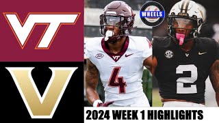 Vanderbilt v Virginia Tech AMAZING GAME  Full Game Highlights  2024 College Football Highlights [upl. by Zacharia]