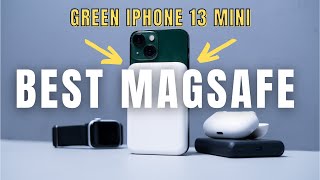 GREEN IPHONE 13 MINI  BEST MAGSAFE ACCESSORIES FOR THE IPHONE 13 MINI 2022 [upl. by Assiruam945]