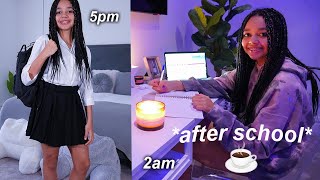 MY AFTER SCHOOL NIGHT ROUTINE 2021  Tiana Wilson 🌙🤍 [upl. by Tisha]