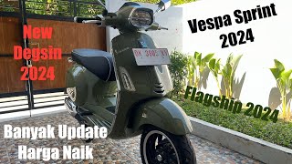 Review Vespa Sprint 150 New Flagship 2024 [upl. by Thorbert]