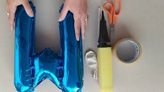 Cómo Desinflar y reciclar tus globos tips para reutilizar globos metálicos [upl. by Rob]