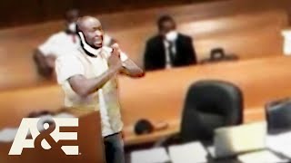 Credit Card Thief Cries Uncontrollably As Judge Sends Him to Jail  Court Cam  AampE [upl. by Zimmerman953]