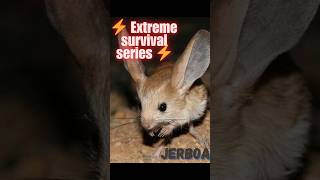 Jerboa  extremesurvival jerboa desertlife wildlife shorts [upl. by Ateekram885]