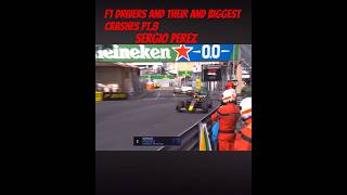 F1 drivers and their biggest crashes PT8 Sergio Perez [upl. by Primalia995]