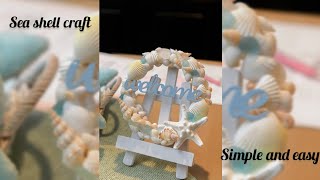 sea shell craft [upl. by Bunnie289]