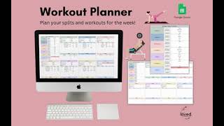 Workout Planner Tutorial  Google Sheets Template [upl. by Kenneth897]