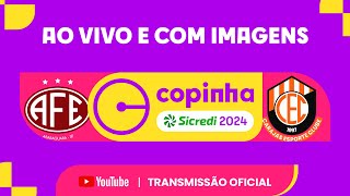 JOGO COMPLETO FERROVIÁRIA X CARAJÁS PA  PRIMEIRA FASE  COPINHA SICREDI 2024 [upl. by Eisus]