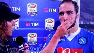 I gol di Napoli Frosinone e intervista al recordman PIPITA [upl. by Yorick327]