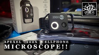 Apexel 200 X Microscope Lens for iPhone and Android [upl. by Marilou]