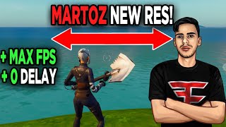 How To Get FaZe Martozs NEW Stretched Resolution In Fortnite Chapter 3 BEST RES [upl. by Yanel]