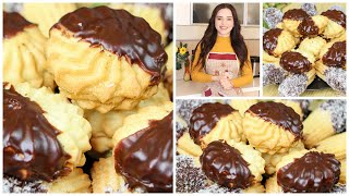 بيتيفور المحلات اسهل منه مافماش😍هش وناعم يذوب في الفم وصفة ناجحة 100Recette de petit four [upl. by Einnig]