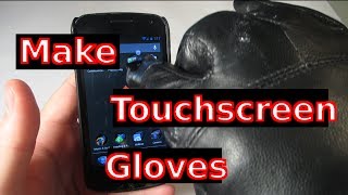 Make Touchscreen Gloves No sewing [upl. by Nnednarb]