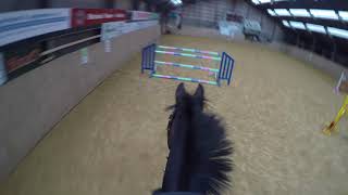 GoPro horse jumping up to 150 cm  Ride with me [upl. by Eadrahc]