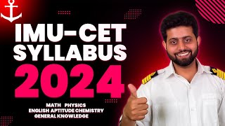 IMU CET Exam Syllabus 2024 [upl. by Gaither129]