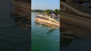 Pontoon Performance  Harris Pontoon Boats pontoon boat pontoonboat boating lakelife [upl. by Kemppe]