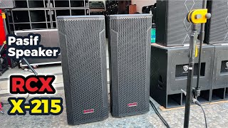 SPEAKER PASIF RCX X215 box kayu 15inc X4 harga murah [upl. by Avah]