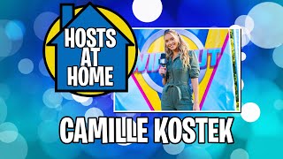 Wipeout Host Camille Kostek  Hosts at Home [upl. by Riana]