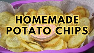 Homemade Potato Chips [upl. by Akedijn876]